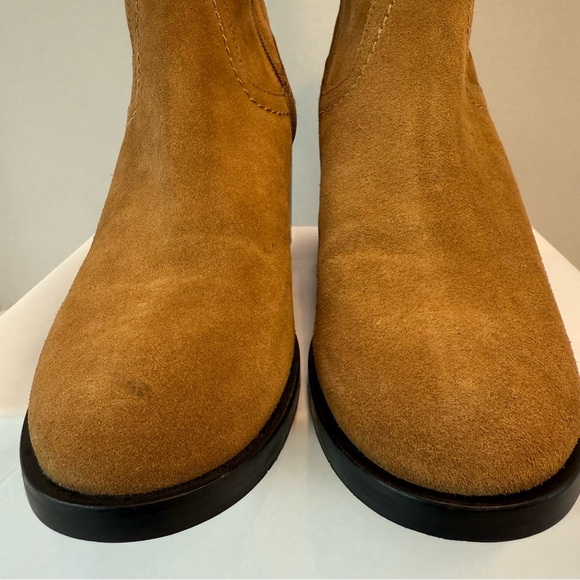 Aquatalia Bellamy Suede Weatherproof Boots Tan Size 9 - Picture 5 of 12